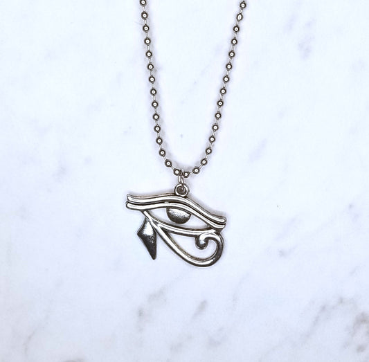Open eye Horus  Pendant Necklace